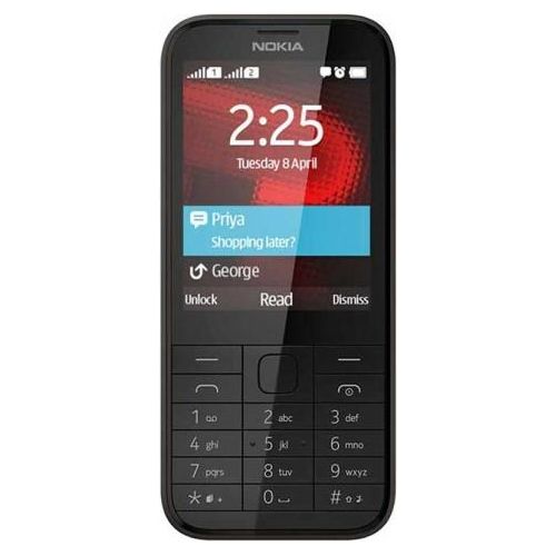Nokia 225 Black Schwarz RM-1012 Single Sim Tastenhandy Handy