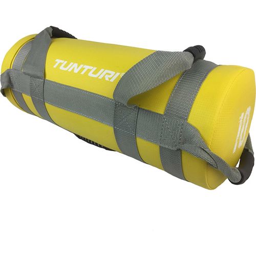 Tunturi Power Bag, Fitnesssack mit 4 Griffen, 10 kg, Sandsack für Krafttraining