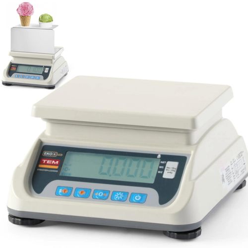 Speiseeis-Portionswaage mit M RS232 LCD-Legalisierung 20 g - 6 kg / 2 g