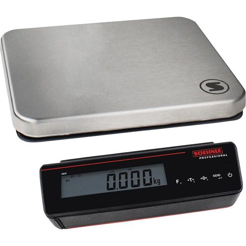 Soehnle Tischwaage, flexibel einsetzbar, BxT 310 x 275 mm, Wägebereich bis 30 kg, Ablesbarkeit 10 g