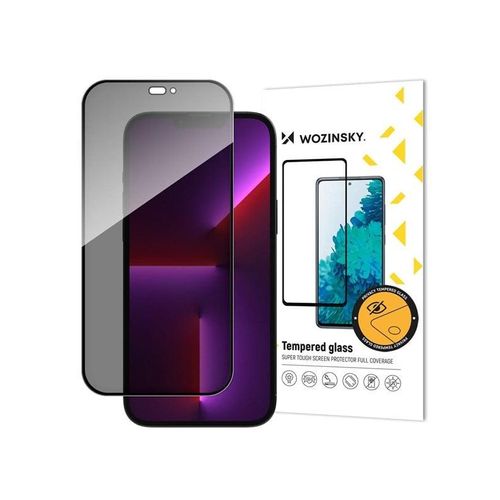 Wozinsky Privacy Glass Tempered Glass for iPhone 14 Pro with Anti Spy Privatizing Filter