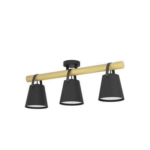 EGLO BOYLE DECKENLEUCHTE 3XE27 SCHWARZ/EG FSC