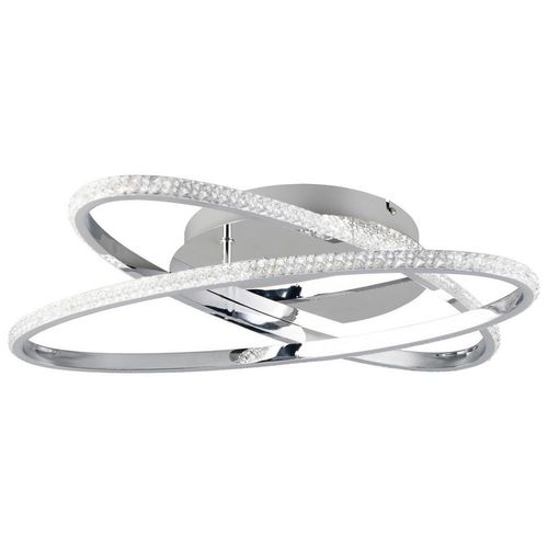 Led-Deckenleuchte Lane , Chrom , Metall , kaltweiß, tageslichtweiß , 9 cm , 3 Helligkeitsstufen , Lampen & Leuchten, LED Beleuchtung,