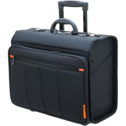 Trolley Pilotenkoffer Aktenkoffer 47 cm Schwarz Davidts