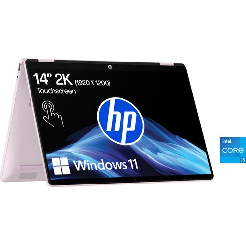 HP Convertible Notebook "OmniBook 5 Flip", rosa, 8 GB RAM 512 GB SSD, Core i5, Notebooks, Topseller