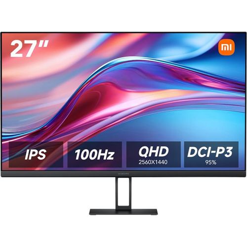 Xiaomi | A27Qi EU | 27 " | IPS | QHD | 16:9 | 100 Hz | 6 ms | 2560 x 1440 pixels | 250 cd/m² | HDMI ports quantity 1 | Black