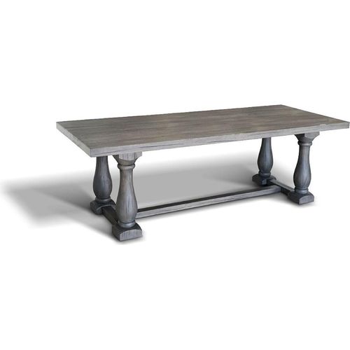 Casa Padrino Luxus Massivholz Esstisch - Alle Farben & Größen - Massivholz Küchentisch in rustikaler Optik - Massivholz Möbel Image