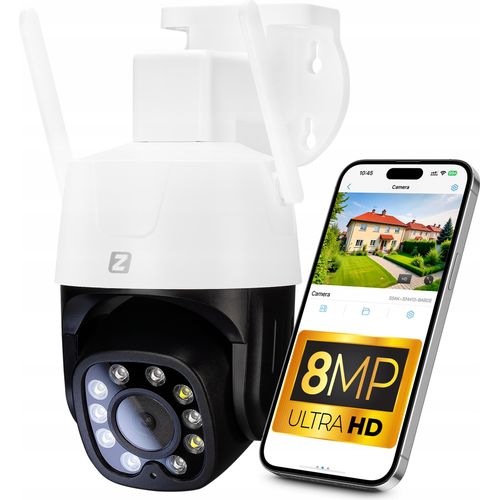 Outdoor Wi-Fi Kamera 8Mp 4K Uhd Ptz Mit Sony Imx 415 Und Two-Way Audio