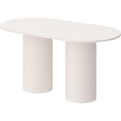 Design Esstisch Tisch Roseo oval 150x75x80 cm Esszimmer Pastellkollektion