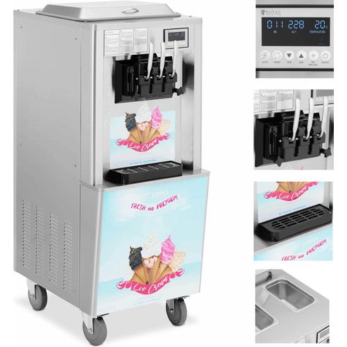 Italienische Eismaschine 2140 W 33 l/h - 3 Geschmacksrichtungen