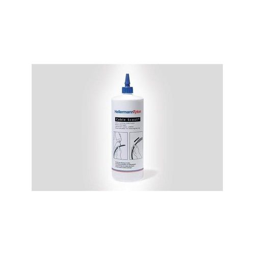 HellermannTyton Cable scout cable pulling lubricant is designed for easy pulling of cables telephone cables and optical fibres into conduits