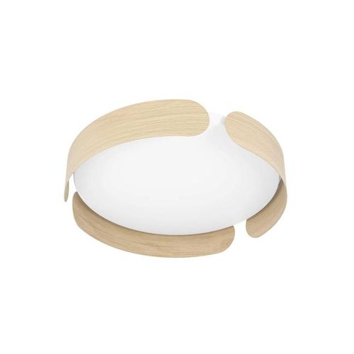 EGLO VALCASOTTO DECKENLEUCHTE Ø370 20W 2400LM 3000K BRAUN/WEISS FSC