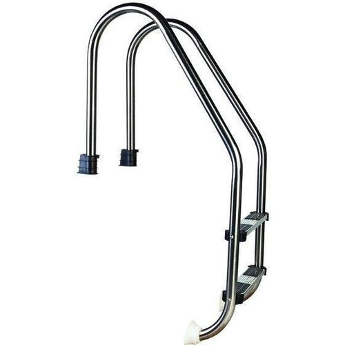 Edelstahlleiter Standard 2-Stufen