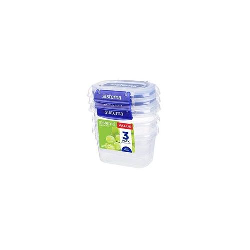 Sistema Rectangle Klip It Plus 3Pack 400ml