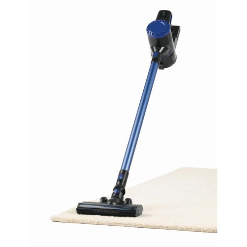 Akku-Bodenstaubsauger Clean Edition , Blau, Schwarz , Kunststoff , 12x113x33 cm , 2-in-1-Funktion, leistungsstarker Akku , Haushaltsreinigung, Haushaltsgeräte, Staubsauger