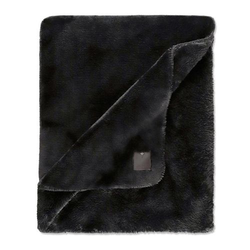 Joop! Plaid J!Sleek, Schwarz, Textil, Uni, 150x200 cm, pflegeleicht, Wohntextilien, Decken, Plaids