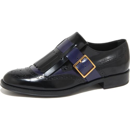 9185N TOD'S schwarz/blaue Schnürschuhe Frauen Schuhe Frauen