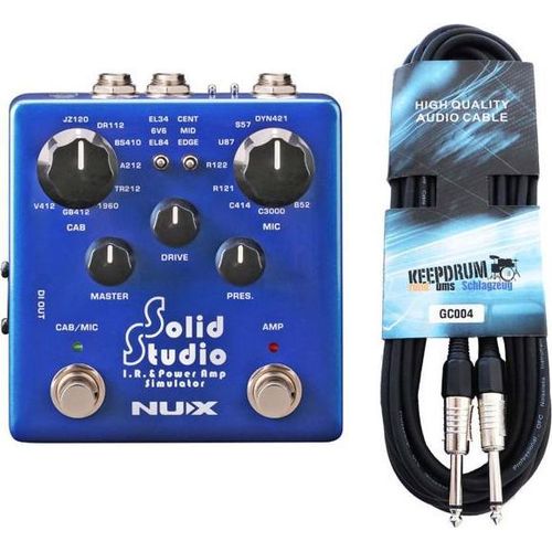 NUX NSS-5 Solid Studio Ampsimulator mit Klinkenkabel