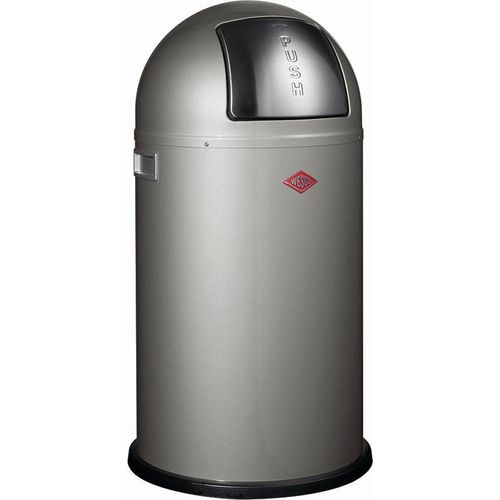 WESCO Pushboy 50l neusilber Abfallsammler