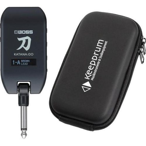 Boss Kopfhörer-Verstärker Katana GO Amp Plug mit keepdrum Tasche