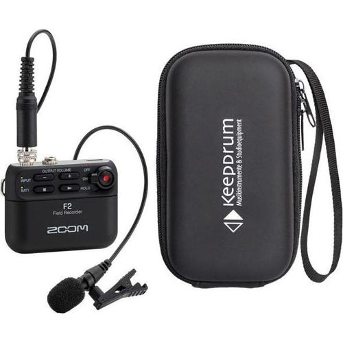 Zoom F2 Field-Recorder mit Soft-Case