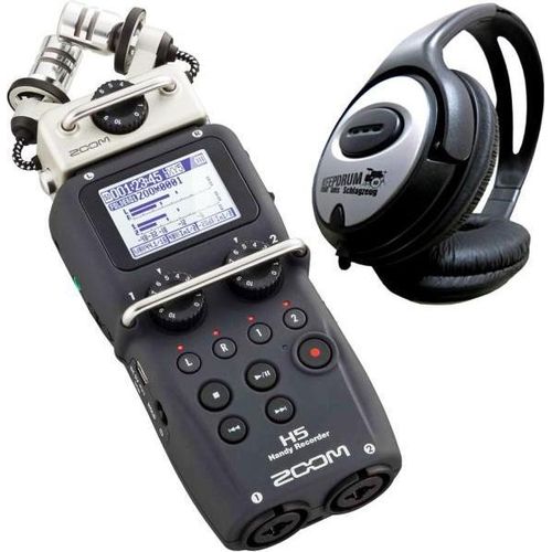 Zoom H5 Handy Recorder mit Kopfhörer