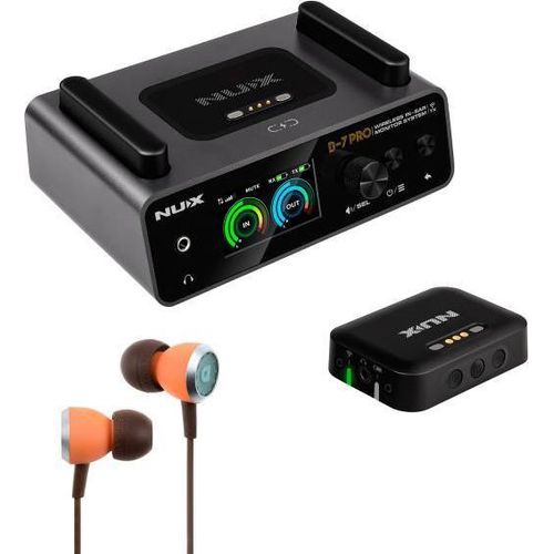 Nux In-Ear-Monitoring-System B-7 Pro mit In-Ear Kopfhörern
