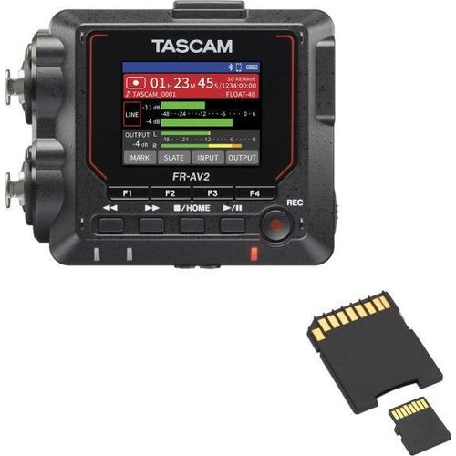 Tascam Audio-Recorder FR-AV2 mit Speicherkarte