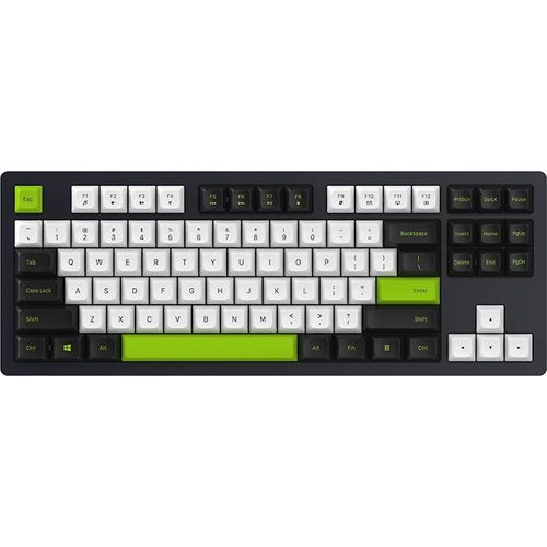 INF 87-Tasten Tri-Mode Mechanische Tastatur mit RGB und Hot-Swap Pink Schalter