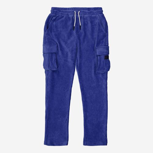 Blaue Jogginghose aus Cord
