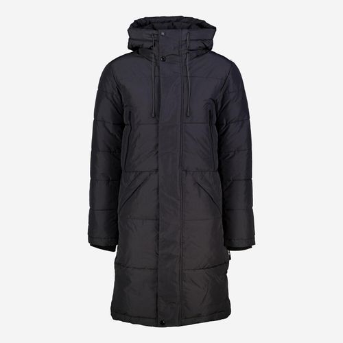 Graue Long Fit Pufferjacke