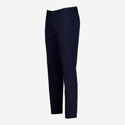 Mehrfarbige Hose mit Streifenmuster