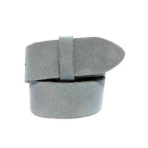 Gürtelriemen RETTUNGSRING GÜRTEL, Damen, Gr. 11,5, blau (blaugrau), Rindsleder, unifarben, Gürtel