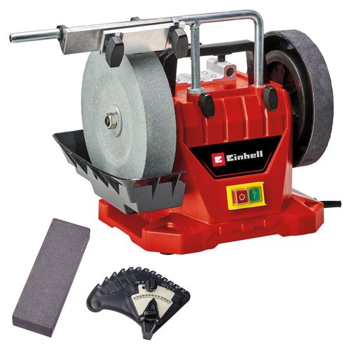 Doppelschleifer EINHELL "Nass-Schleifer TC-WG 200", rot (rot, schwarz), B:26,3cm H:32,4cm L:35cm, Schleifmaschinen