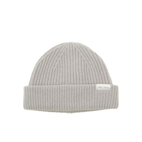 Beanie JACK & JONES "JACPREM WOOL BEANIE NOOS", Damen, grau (ultimate grau), Strick, Wolle, unifarben, Mützen Beanie