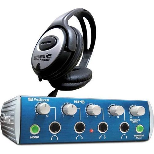 PreSonus HP4 Kopfhörerverstärker mit Kopfhörer