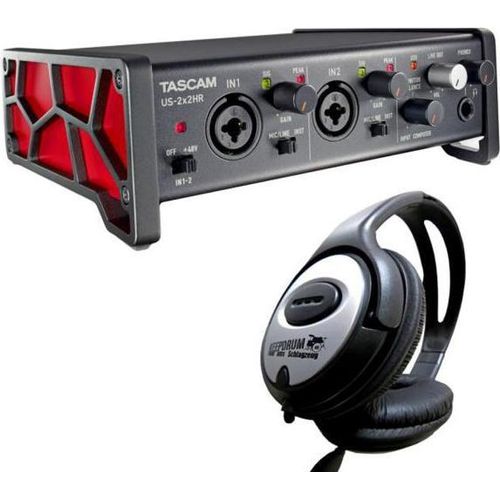 Tascam US-2x2HR USB Interface mit Kopfhörer