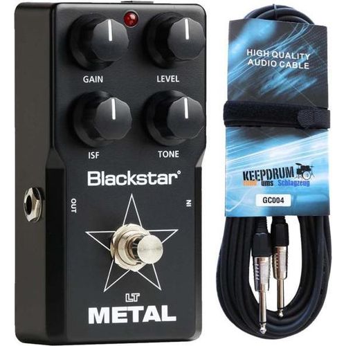 Blackstar LT-Metal Effektpedal mit Gitarrenkabel 6m