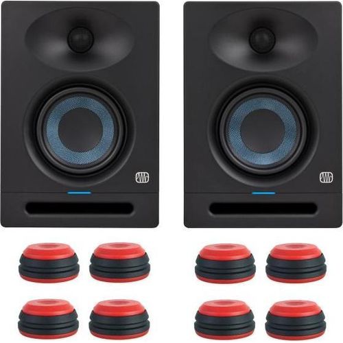 Presonus Eris Studio 4 Boxen 1 Paar mit Boxen-Füße in Rot