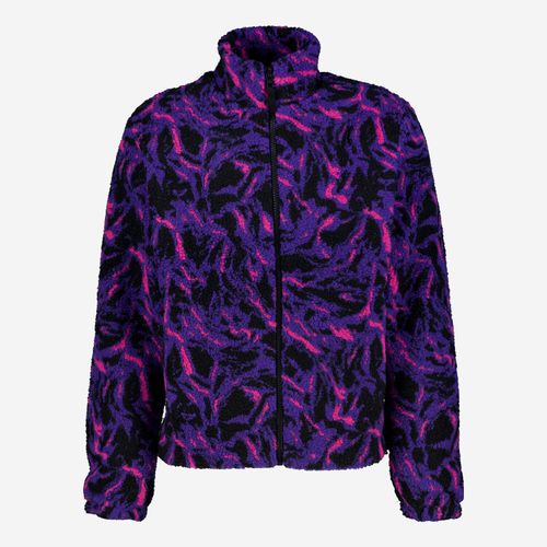Violette Boxy Fit Harry Jacke aus Fleece