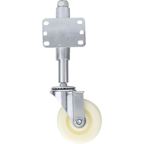 4 Zoll Nylon Metall Torrolle - Federbelastetes Schwerlast-Rad - Flachfederbelastetes Schwenkrad - 200 kg Tragfähigkeit.
