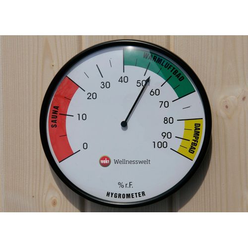 Hygrometer WEKA, weiß, Feuchtigkeitsmessgeräte