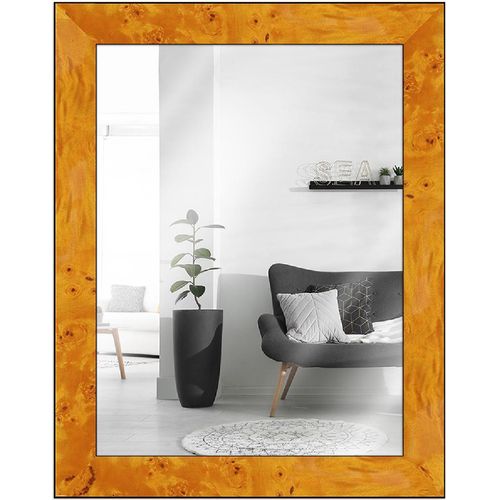 MendeFrames Wandspiegel H14E Wurzelholz hell 70x90 cm H14E-097-070-090S-00