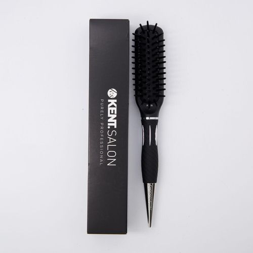 Schwarze Kent Salon Cushion Haarbürste