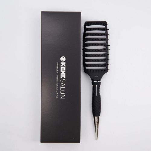 Schwarze The Curved Vent Haarbürste