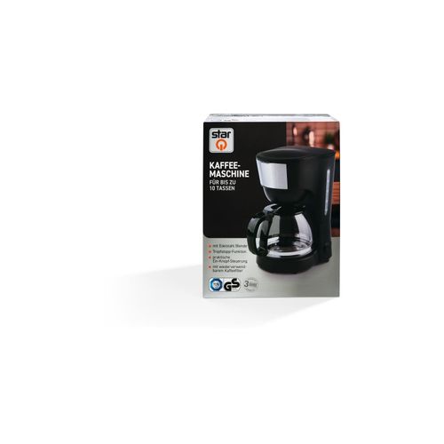 StarQ-Kaffeemaschine 1,25l schwarz, Silber