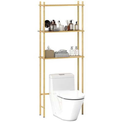 HOMCOM Toilettenregal Bambus
