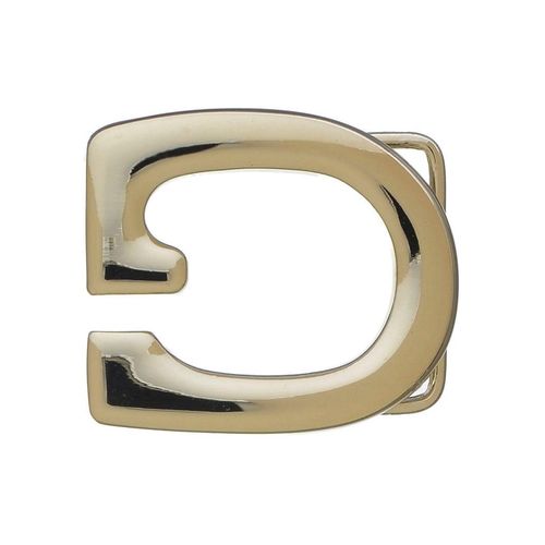 Gürtelschnalle RETTUNGSRING GÜRTEL, Damen, gold (goldfarben), Obermaterial: 100% Metall, unifarben, Gürtel, Wechselschnalle »Offen Rund Gold«