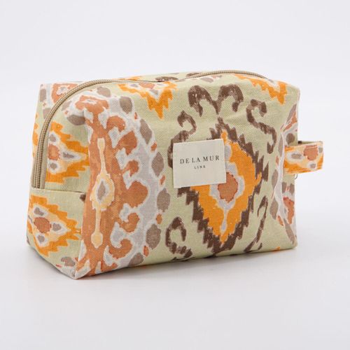 Mehrfarbige Kosmetiktasche mit Muster