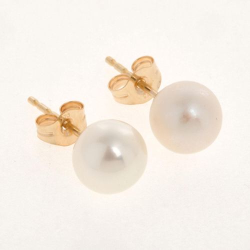 Ohrstecker aus 375er Gold mit Perlen